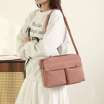 Fashion Women's Crossbody Bag High Quality Fabric Shoulder Bag large Capacity Tote Bag Casual Wallet Solid Color Women's Handbag