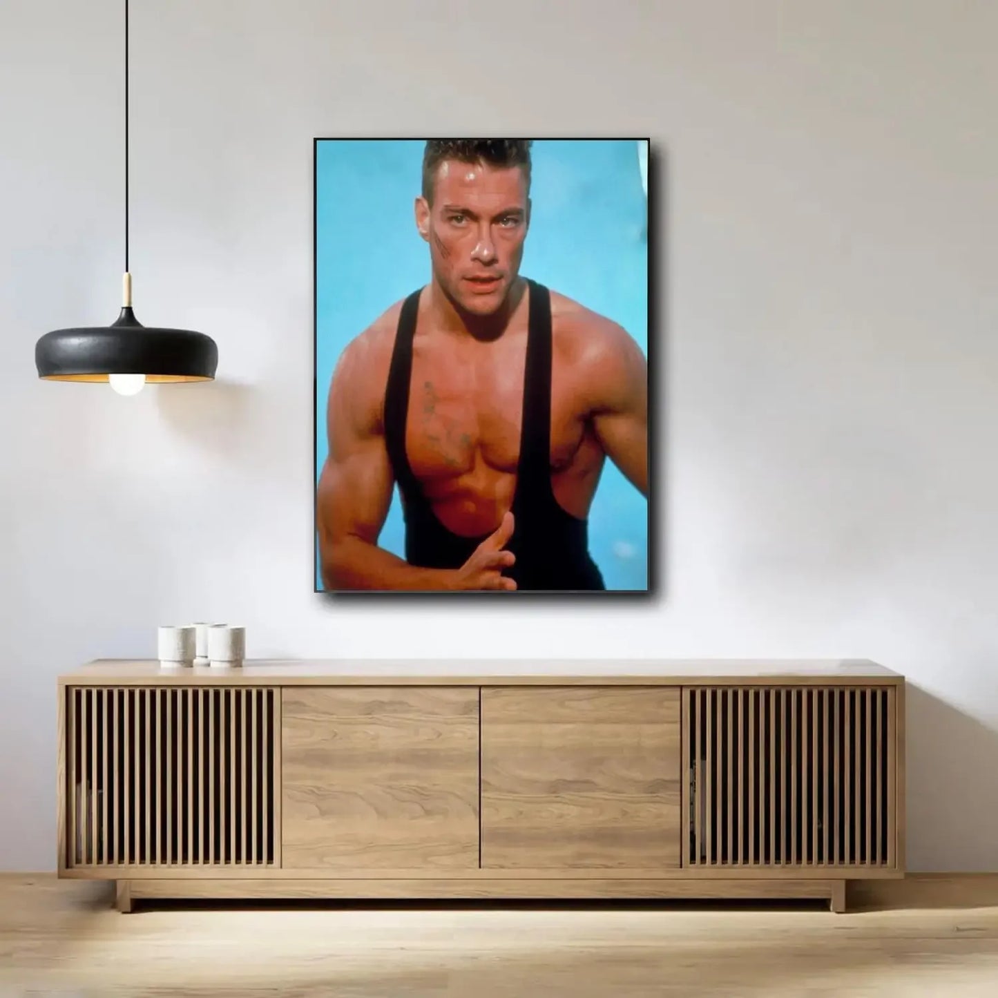 Van Damme Poster Canvas Painting Wall Art for Picture Coffee House Bar Living Room Bedroom Restaurant Home Wall Decor