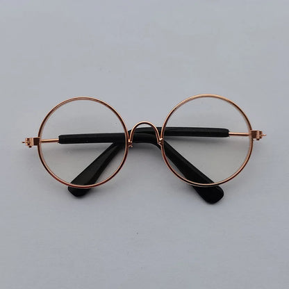 Lovely Vintage Round Cat Sunglasses Reflection Eye Wear Glasses For Small Dog Cat Pet Photos Pet Products Props Accessories