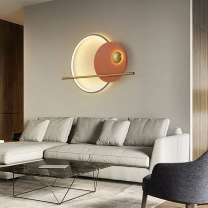 Modern bedroom bedside wall lamp living room sofa TV background wall decorative lamp Scandinavian light luxury designer mural li
