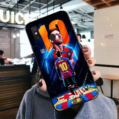 Football Superstar M-Messi 10 Print Phone Case For Xiaomi Mi 5X 8 9 10 11 12 lite pro 10T PocoX3pro PocoM3 Note 10 pro lite