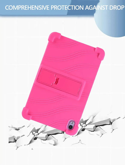 For Walmart ONN 8-inch 100135923 Tablet Case 2024 Shockproof Air Cushion Soft Silicone 8-inch Adjustable Stand Protective Case