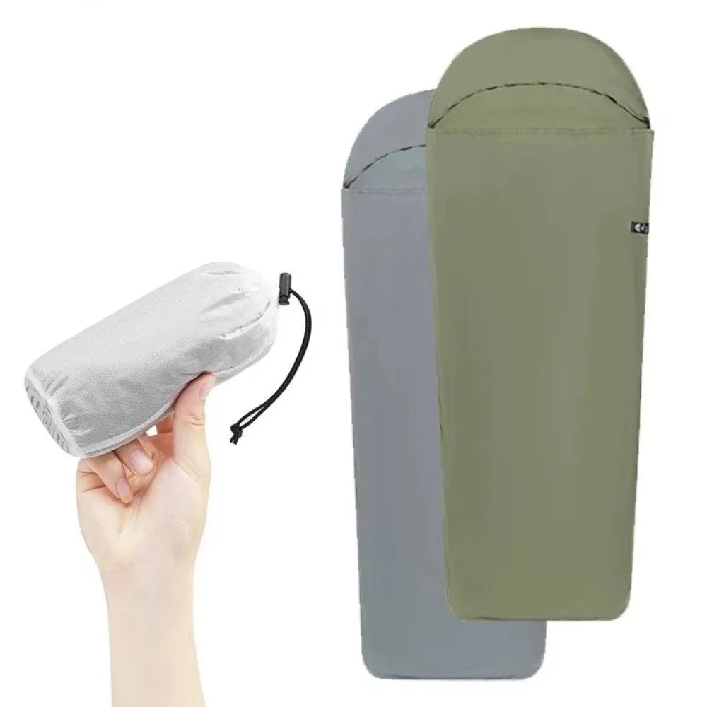 Ultralight Sleeping Bag Liner Warm Inner Liner Sleeping Bags Nylon Single Travel Hotel Camping Sheet Travel Hiking Camping