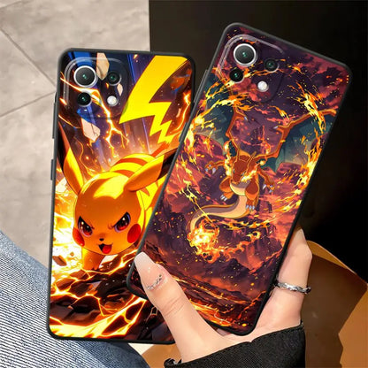 Funda Phone Cover Case for Xiaomi Mi 11T 12T Pro 15 Pro 12X 13 Lite 12 14 10T 11 Cool Pokemon Pikachu