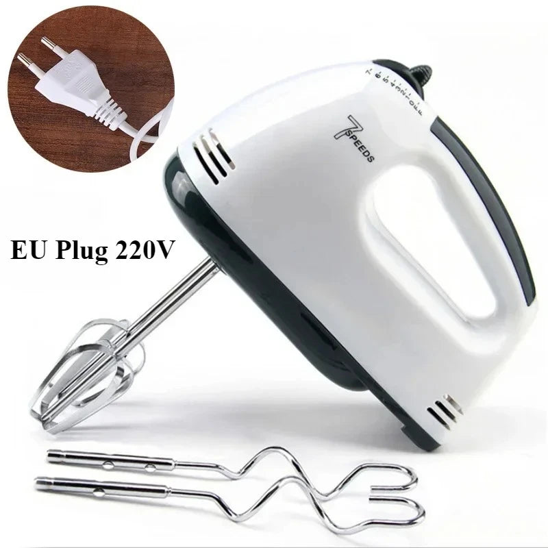 Handheld 7-Speed Automatic Electric Mixer for Baking Multi-Functional Food Egg Cream Cake Dough Mixing Home Kitchen Use