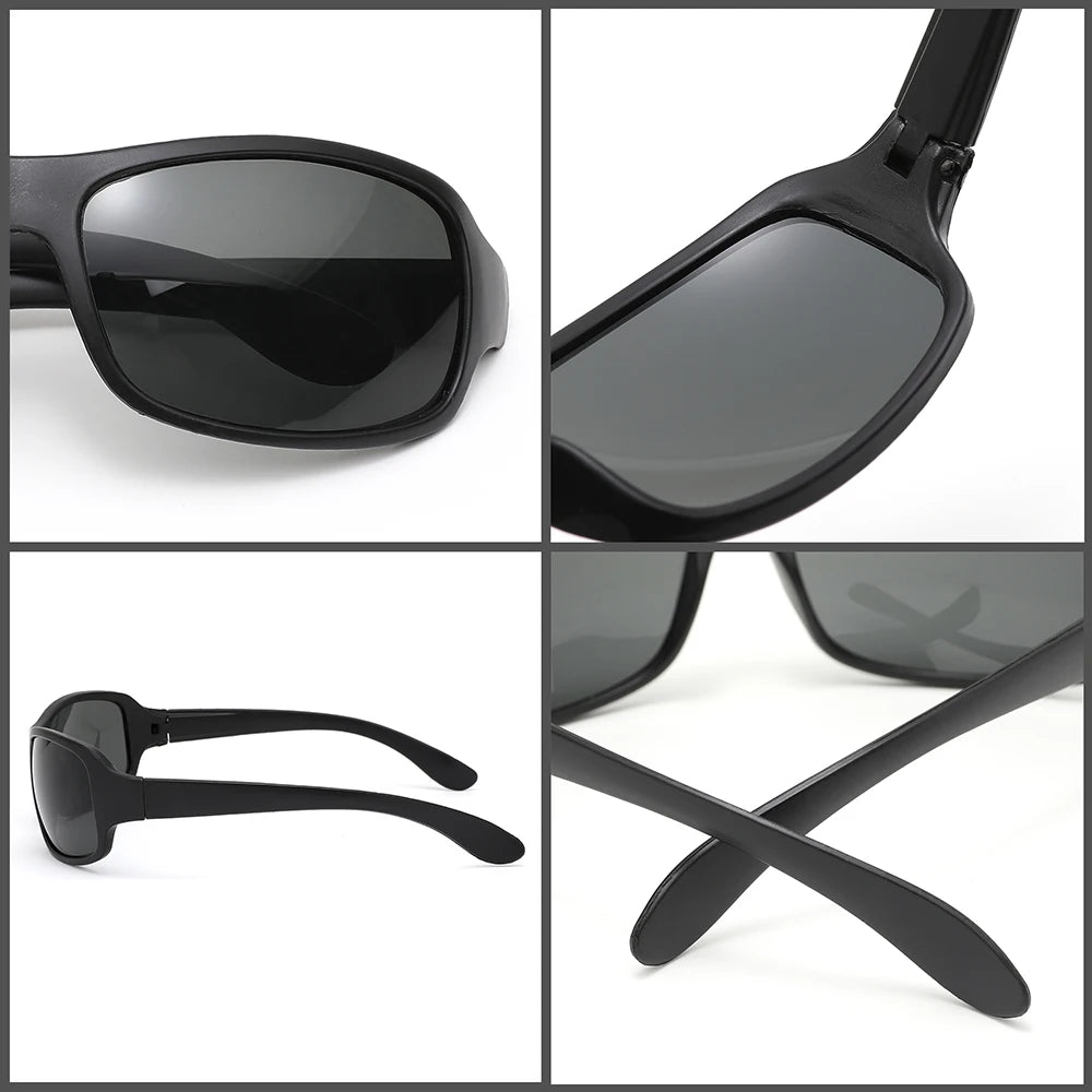 Driving Glasses for Men and Women Night Anti Reflective Night Vision Glasses Windproof Beach Sunglasses and Sports Glasses