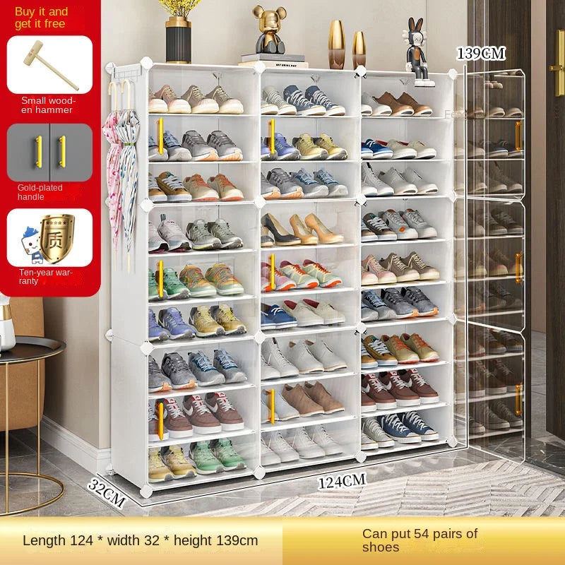 Modern Home Hallway Furniture Shoe Rack Cabinet For Living Room Storage Organizer Shelf Shoes Women's Sandals Cupboard Shoerack