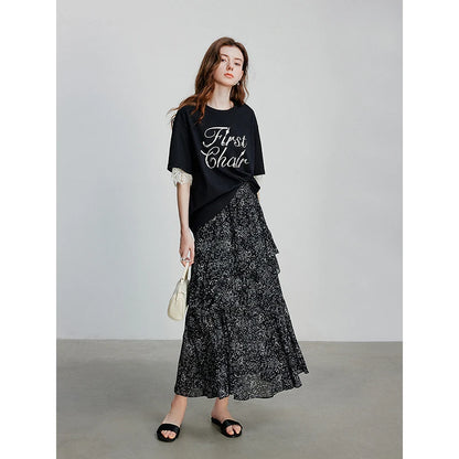 TOYOUTH Women Skirt 2025 Summer New Skirt 8520002