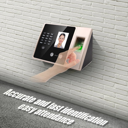 Intelligent Biometric Fingerprint Time Attendance Machine with HD Display Screen Time Clock Support Face Fingerprint Password