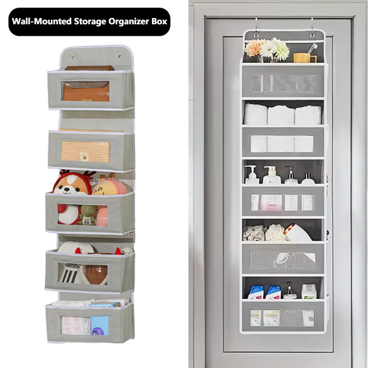 Over-The-Door Hanging Organizer - Extra Large Multi-Layer Storage Bag for Toys Dorm Room Essentials & Closet Organization System