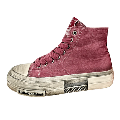 Casual canvas men's shoes Trendy and versatile designer styles Fashion Party Personalized shoes for young people Thick soled
