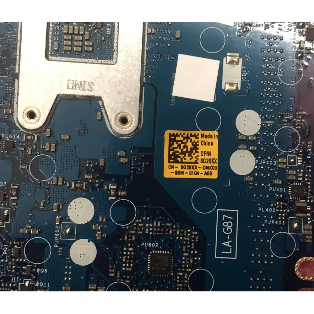 LA-G871P For Dell Latitude 7400 Laptop Motherboard With I5-8265U/8365U I7-8665U DDR4 CN-0G2KKX 0M2JD3 WRHWP 0FHPJ Tested OK