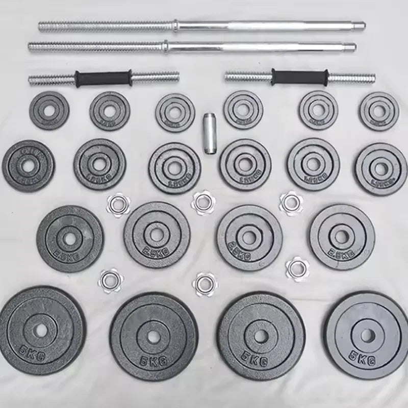 10kg 15kg 20kg 30kg Gym Home Weightlifting Dumbbells with Box Painted Black Painted Cast Iron Dumbbells Barbell Set.