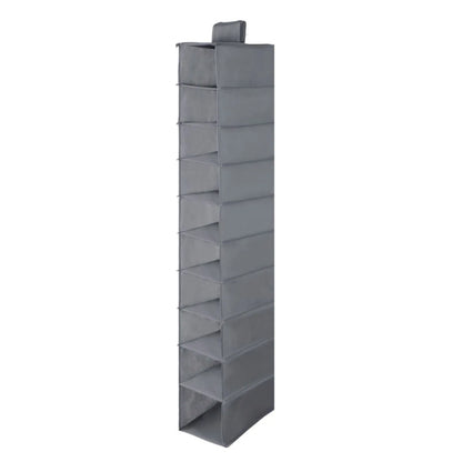 Hanging Shoe Organizer 10-Shelf Hanging Closet Organizers Storage Shoes Organizer Shelves Hanging Shoe Rack Holder for Bedroom