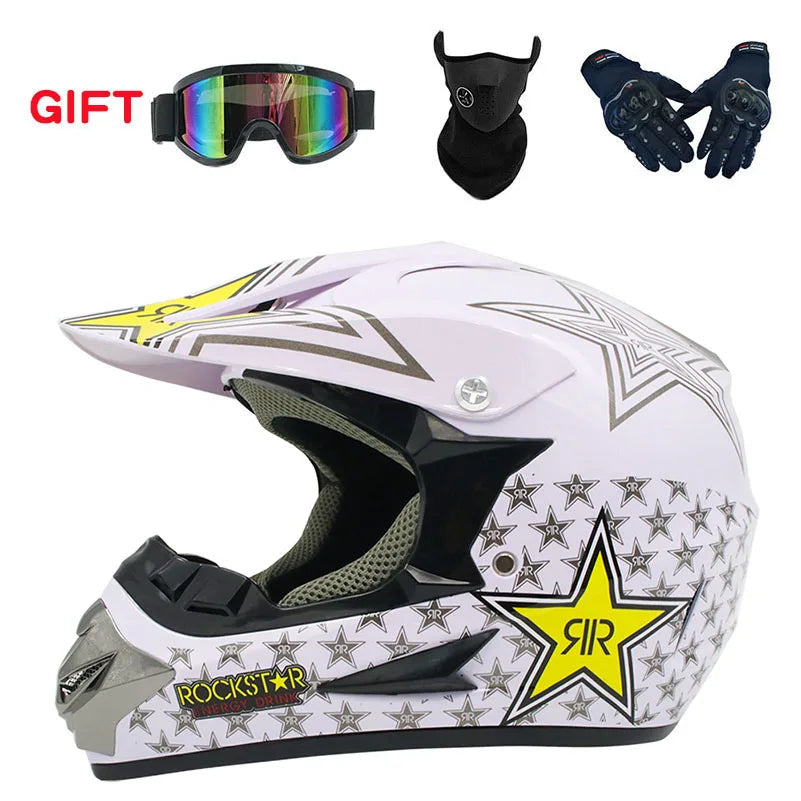 2019 New Flip Up Motorcycle Helmet Children motocross Off Road Helmet ATV Dirt bike Downhill MTB DH racing helmet.