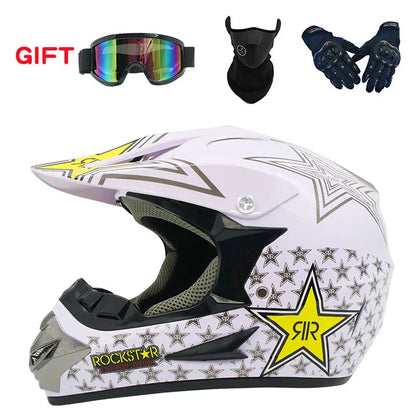 2019 New Flip Up Motorcycle Helmet Children motocross Off Road Helmet ATV Dirt bike Downhill MTB DH racing helmet.