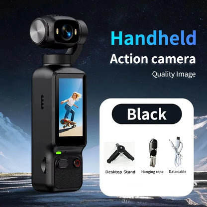 Lenovo HD 4K Action Camera 180° Rotatable For Vlog YouTube Tiktok Girls Record Life Video Recording Entry Portable Action Cam