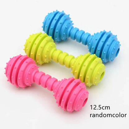Pet Toys For Small Dogs Rubber Pacifier Ring Shape Bite Resistant Dog Toy Puppy Teeth Cleaning Chew Training Toys Pet Supplies