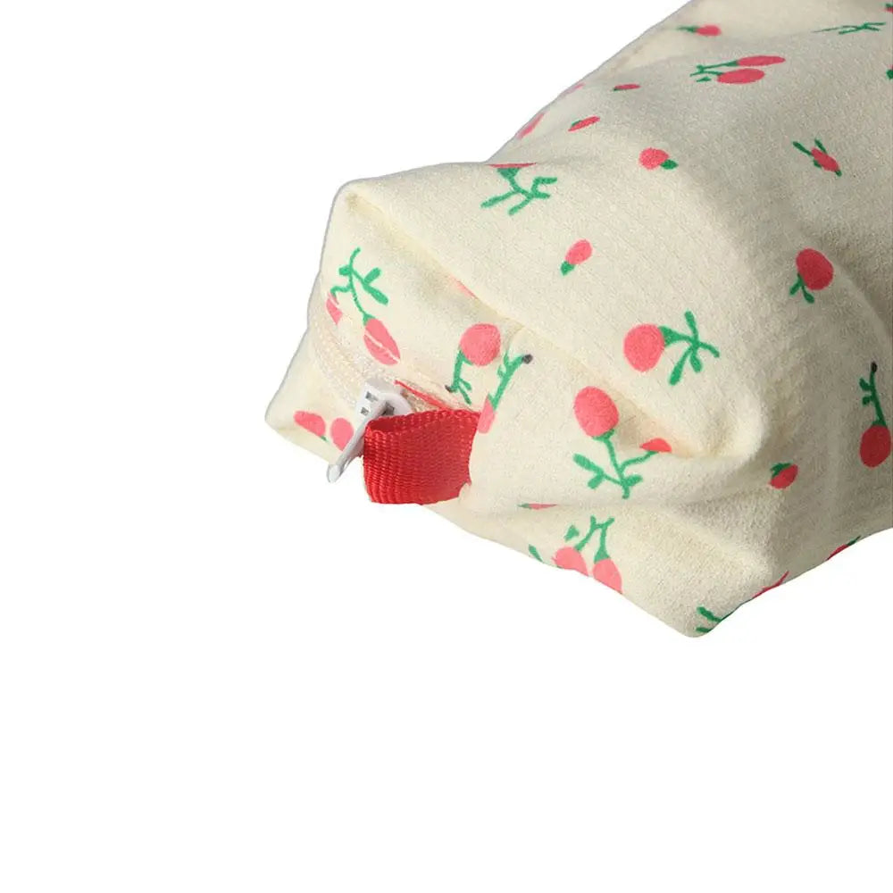 Office Supplies Simple Stationery Pen Box Makeup Bag Pen Holder Pencil Bag Small Flowers Storage Bags Pencil Cases
