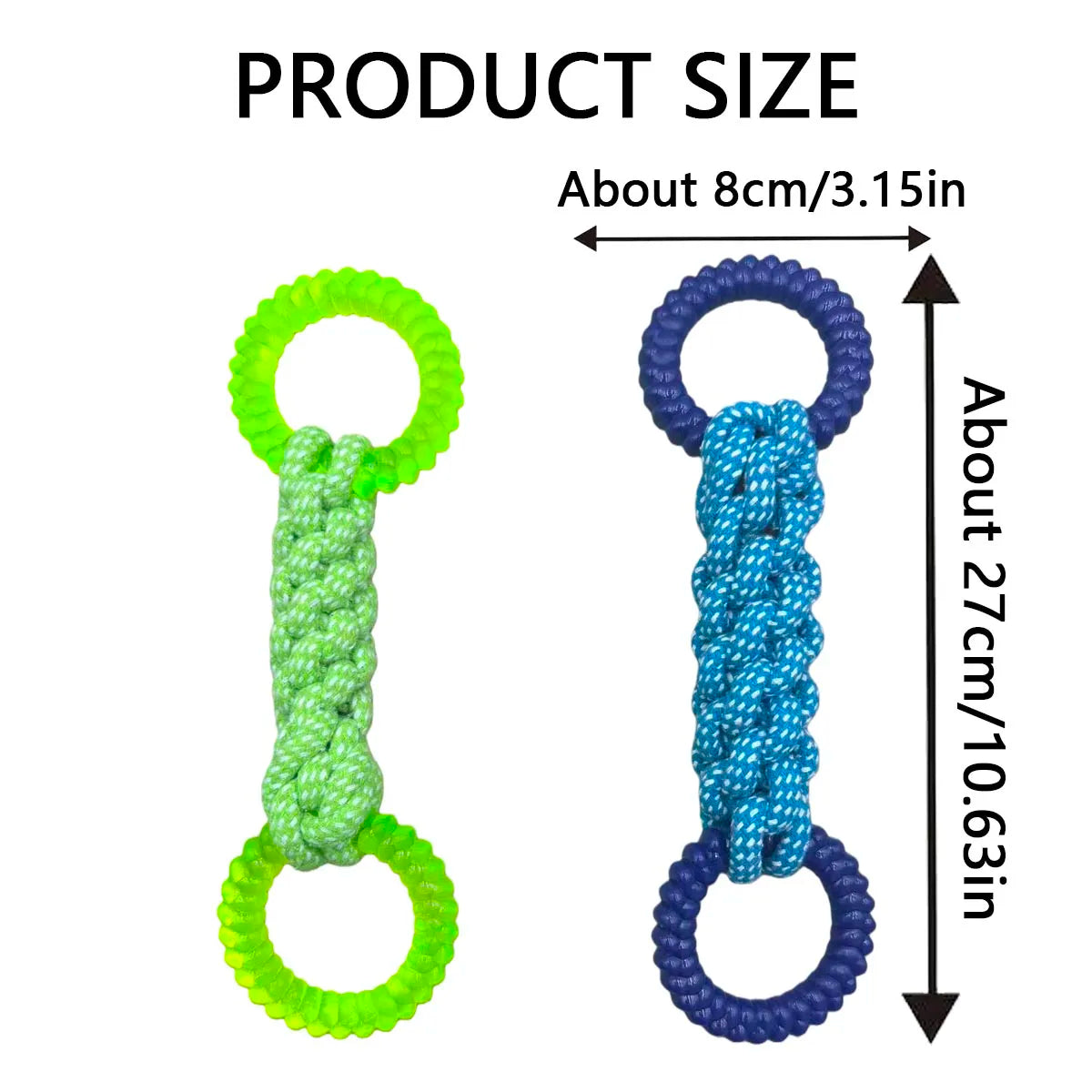 Pet Chew Tug Toys Interactive Dog Rope Toys,Pet Tooth Cleaning Pet Toy for Small Medium Dogs Puppy Chewing Bite Resistant Toys