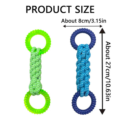 Pet Chew Tug Toys Interactive Dog Rope Toys,Pet Tooth Cleaning Pet Toy for Small Medium Dogs Puppy Chewing Bite Resistant Toys