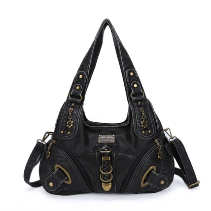 Angel Kiss Women Handbags Leopard Bag Top-handle Handbag Fashion Satchel Dumpling Pack Shoulder Bag Tote Bag Hobos Large Purse