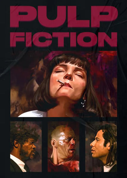 Modern Painting Posters and Prints Movies Pulp Fiction Canvas Painting Wall Art Pictures for Home Living Room Decor Cuadros