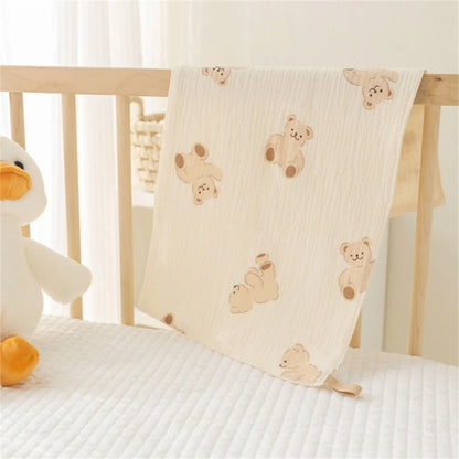 Long Burp Cloth for Baby Kindergarten Face Towel Infant Drooling Bibs Washcloth Cotton Muslin-Handkerchief Nursing Towel