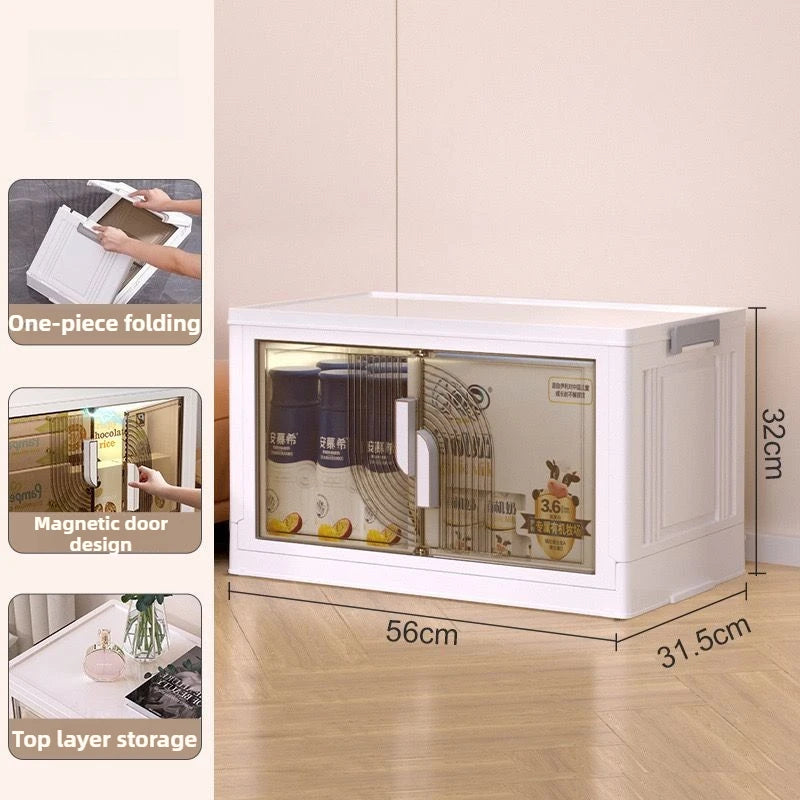 Bedroom Storage Box Clothing Cabinet Organizing Foldable Living Room Storage Cabinet Stationery Toy Organization Boxes Kitchen