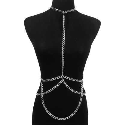 Body Chains Jewelry for Woman Fashion Bikini Chain Belly Body Harness Beach Sexy Accessories