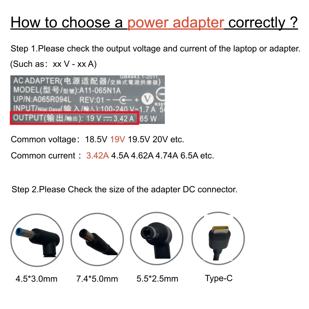 Genuine 130W 20V 6.5A Type-C Laptop Adapter Charger For Dell XPS 15 9500 17 9700 Latitude 5401 5411 5501 DA130PM170