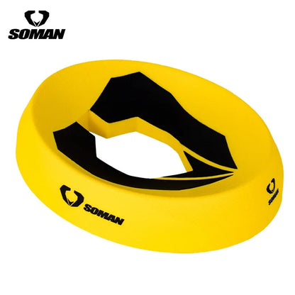 Motorcycle Helmet Stands Round Helmet Donut Ring Service Pad Portable for Clean Visor Remove Pads and Installing Equipments