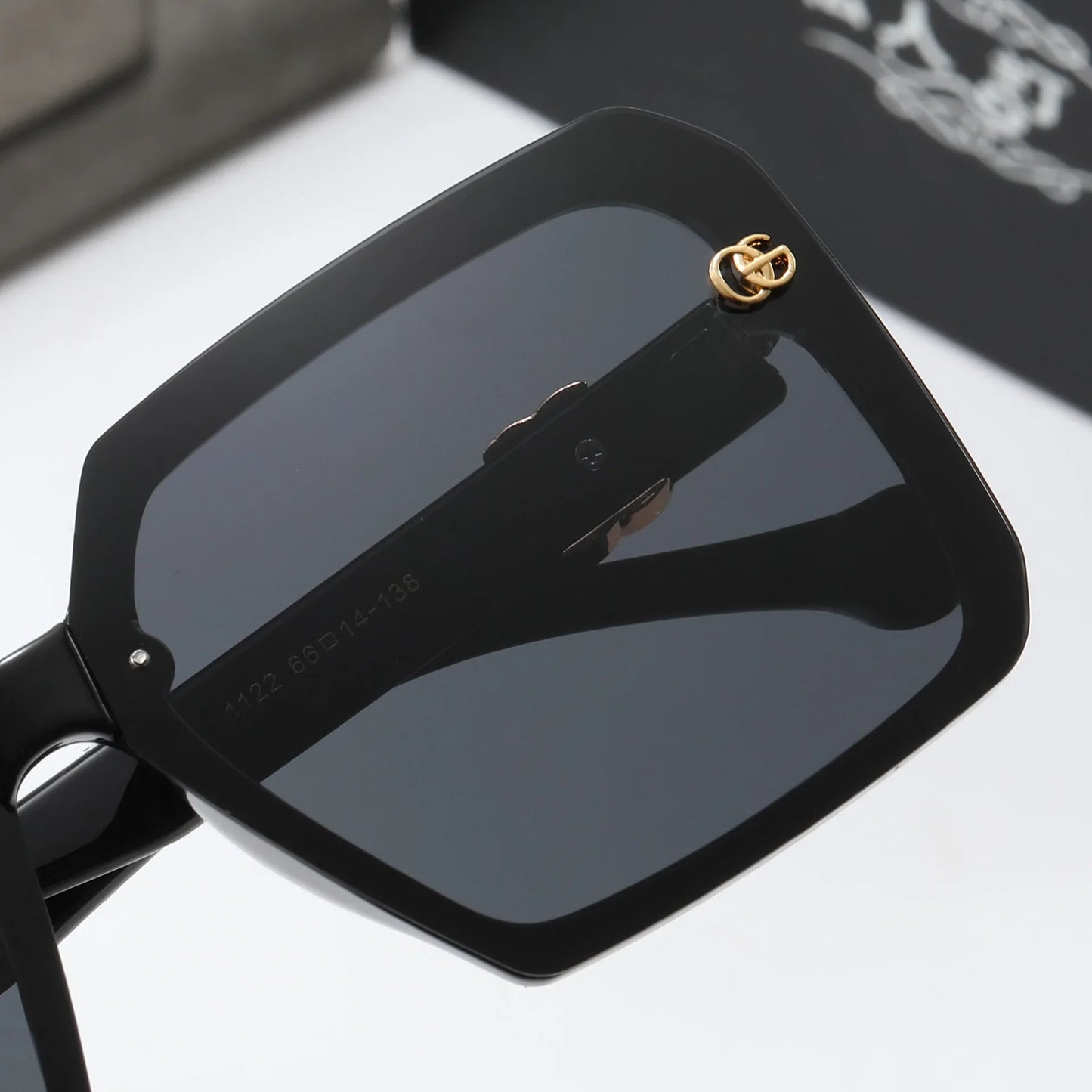 2025 New Sunglasses Women Large Frame Sun Glasses UV Protection Female Eyeglasses Ladies Gafas De Sol Mujer  Gafas De Sol Mujer
