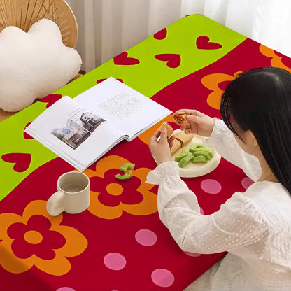 Agatha Ruiz De La Prada Home Tablecloths Dining Decoration And Rectangular Table Accessories Waterproof Cloth Anti-stain
