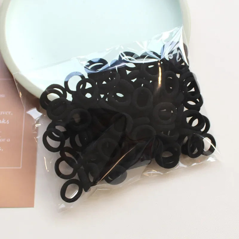 2pc Pet Supplies 100pcs/set Elastic Pet Hair Band Dog Grooming Accessories Bow with Hair Bands for Dogs Headwear Puppy Cat Bow