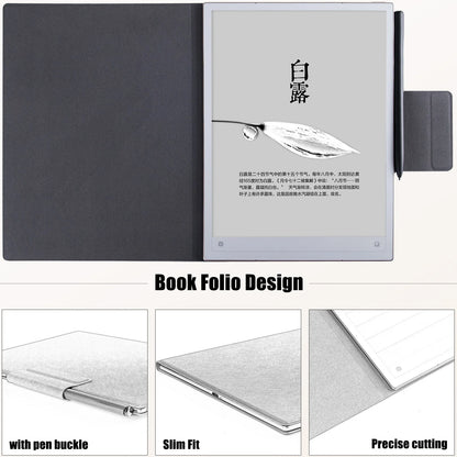 for iFlytek AINOTE 2 Case 10.65 inch | with Auto Sleep/Wake | Pen Buckle Design | Thin & Light | PU Leather Magnetic Cover