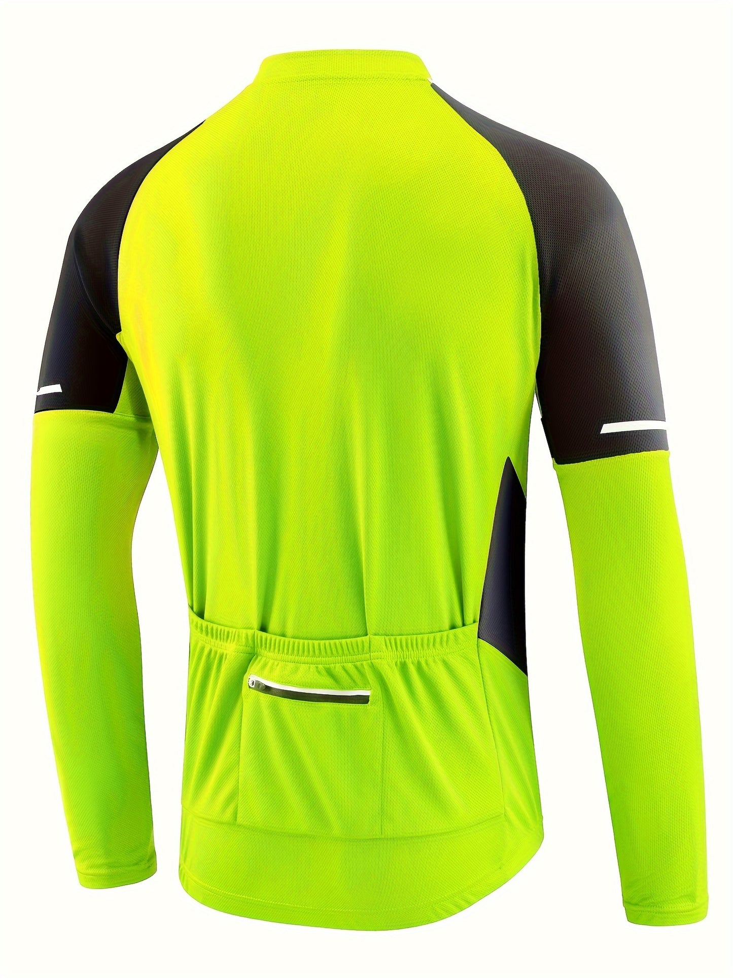 Schnelltrocknendes, atmungsaktives Herren-Radtrikot mit Tasche und Reißverschluss