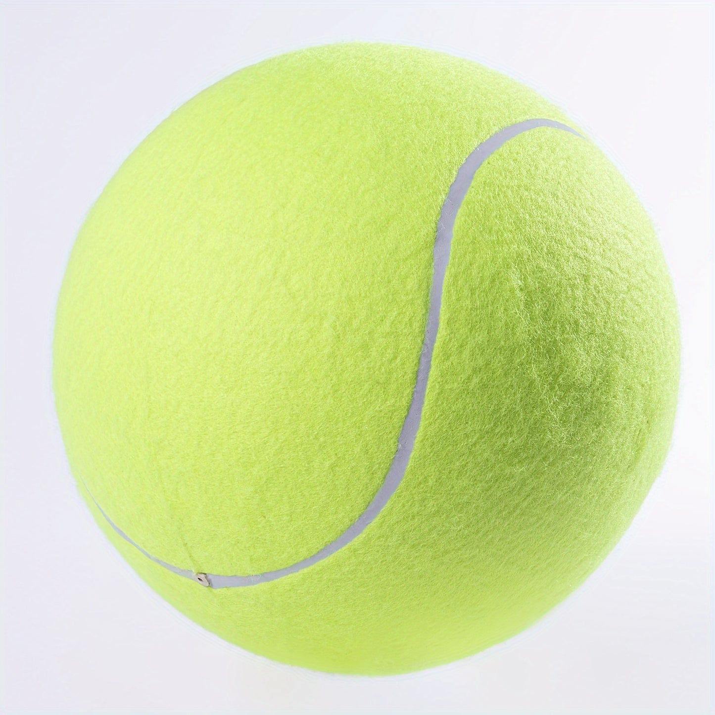1pc Interactive Giant 9.5" Dog Tennis Ball -Durable, Bouncy, Training Aid For Small To Medium Breeds, Pet Toys Funny Outdoor Sports Ball, Encouraging Active Playtime And Exercise, Perfect For Pet Owners Shipped Deflated
