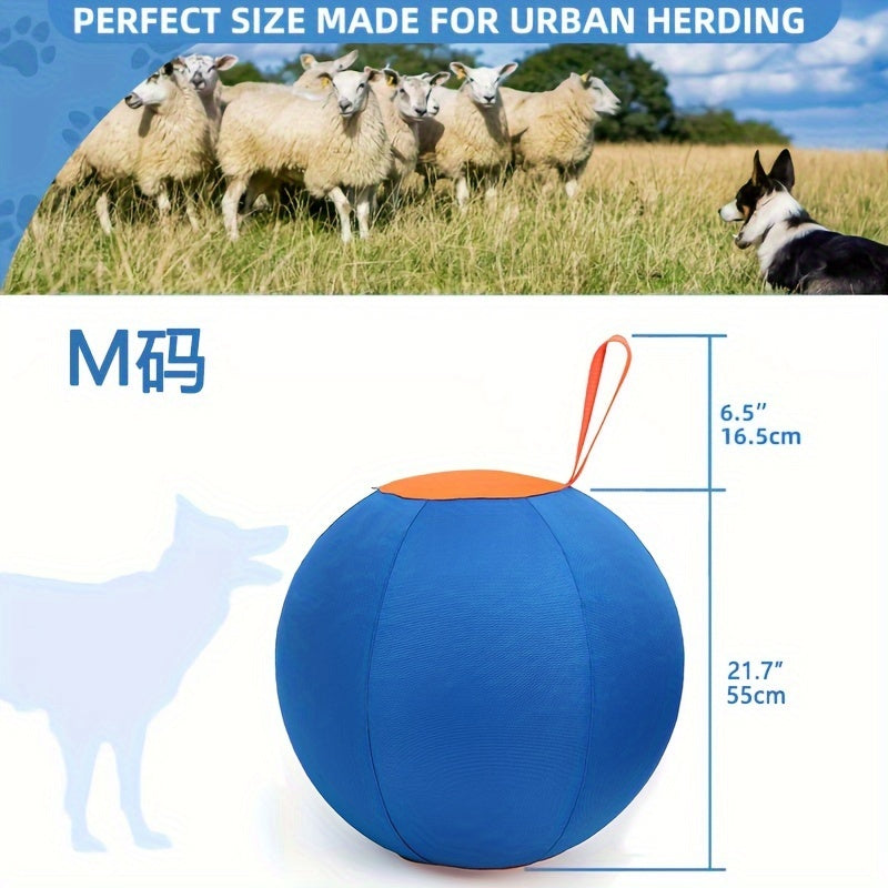 Inflatable Pet Toy Balls - 21.7-inch Dog Balls - Golden Retriever Anti-biting Balls, Soothing Boredom, Teasing Pet Training Balls, Dog Polo Pet Toys, Cattle And Dogs Herdsman Balls, Australian Shepherd Herdsman Balls (m Yards