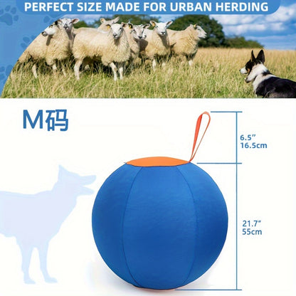 Inflatable Pet Toy Balls - 21.7-inch Dog Balls - Golden Retriever Anti-biting Balls, Soothing Boredom, Teasing Pet Training Balls, Dog Polo Pet Toys, Cattle And Dogs Herdsman Balls, Australian Shepherd Herdsman Balls (m Yards