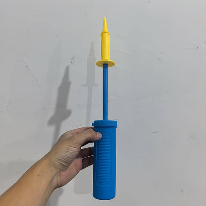1 Stück blaue, hochwertige Zwei-Wege-Luftpumpe für Ballons, zeitsparend und praktisch, ideal für Partydekorationen zu Halloween, Thanksgiving, Weihnachten, Ostern und als Ostergeschenk.