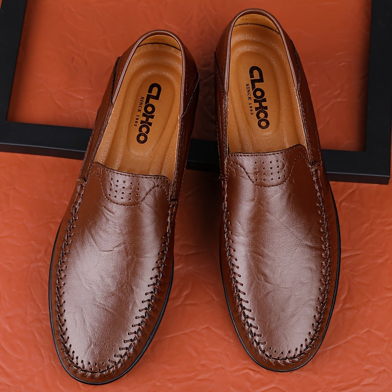 Bequeme, atmungsaktive Herren-Business-Casual-Schuhe, genäht