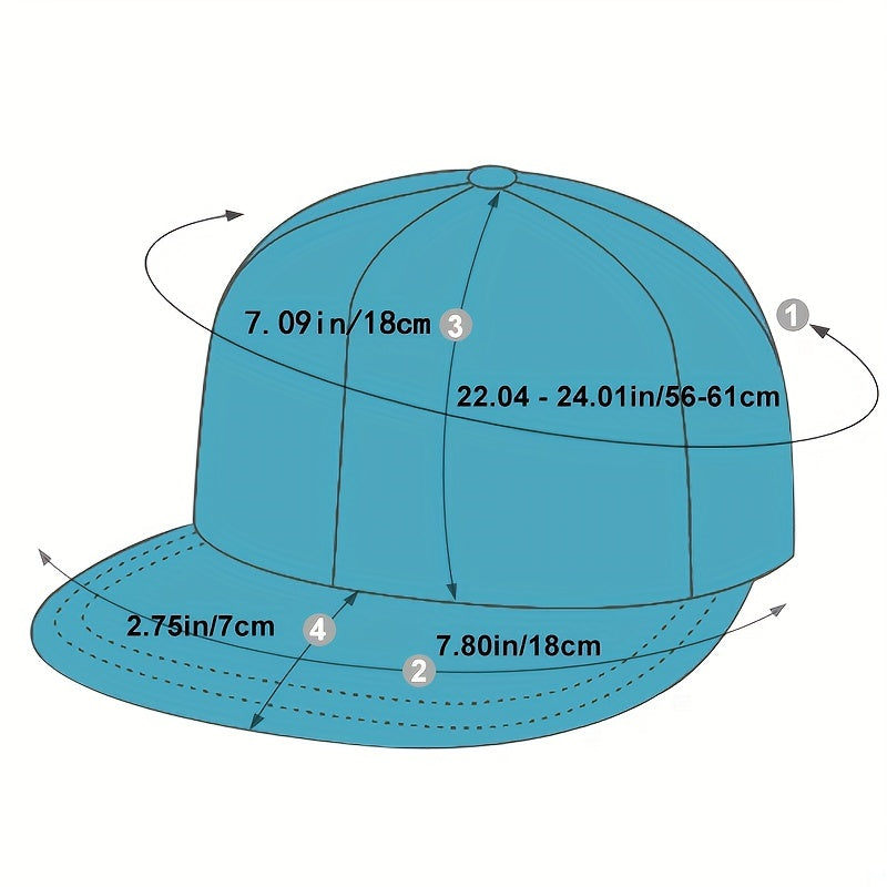Ideale Geschenkidee: Lässige Baseballkappe mit besticktem Bartmotiv für Herren