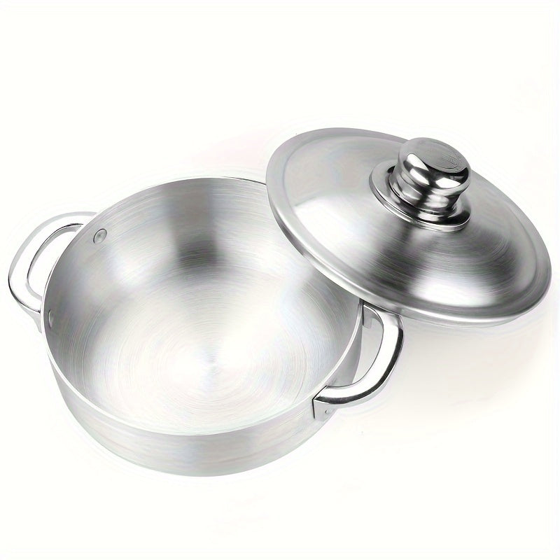 Premium Thickened Aluminum Cookware Set - Perfect for Outdoor Camping & Picnics, Includes Sanding Pot, Stockpot & Stretching Pot - Ideal Gift for Holidays