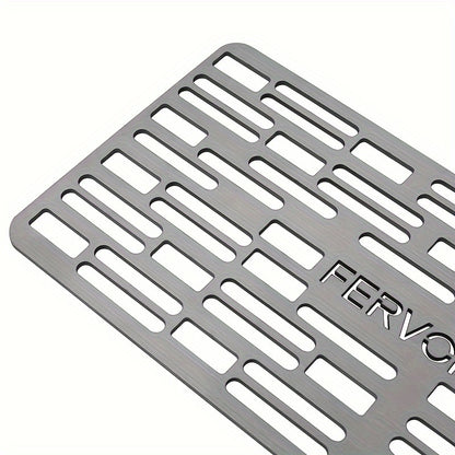 1pc, BBQ Grill, Camping Baking Tray, Hick Barbecue Grid Replacement Net, Stainless Steel Grill Net, Portable Picnic Grill, Home Barbecue Plate, Outdoor Tool, Cookware, BBQ Accessories, Grill Accessories