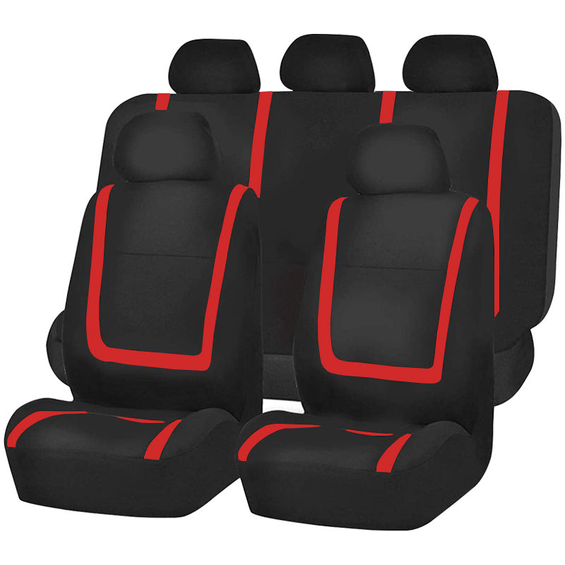 Car Seat Covers Full Set, Gray Purple Black Blue Red Purple Car Seat Cushion  Car Seat Protector Car Decoration Airbag Safe