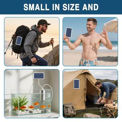 2W Solar Charger Portable Solar Panel with USB, Compact & Lightweight Outdoor Solar Power Bank Charger Compatible for for Power Banks, Phones, Flashlights, USB- Devices (Camping, Hiking, Emergency)