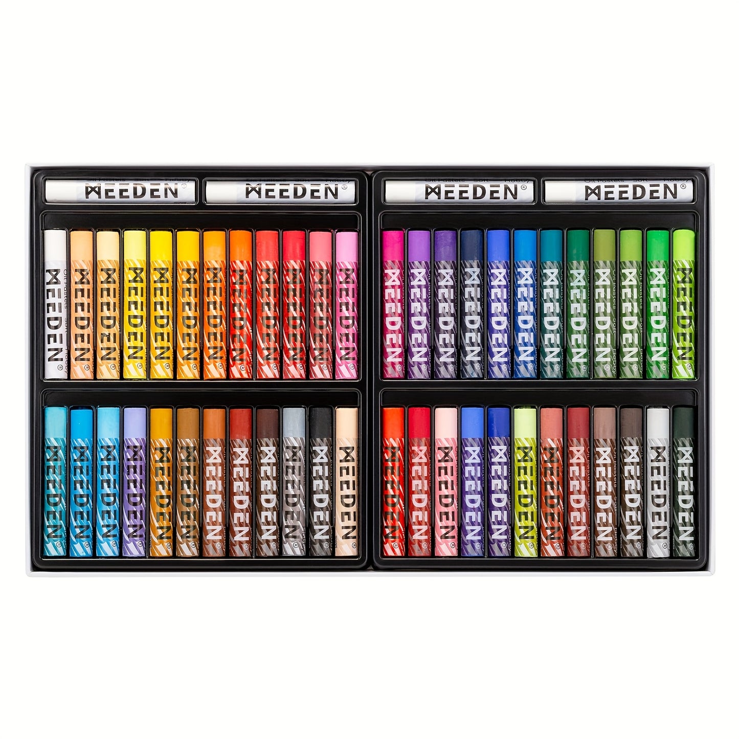 MEEDEN Soft Oil Pastels Set: 48/72 Colors Oil Pastels for Artists Adults Teachers - Fine Writing Instruments Vibrant Crayons for Art Painting & Drawing, Blending, Layering, Shading