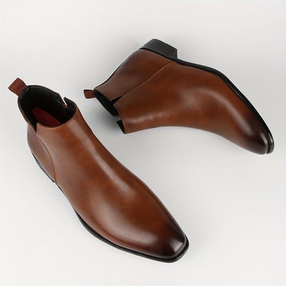 Herren-Chelsea-Boots mit Reißverschluss