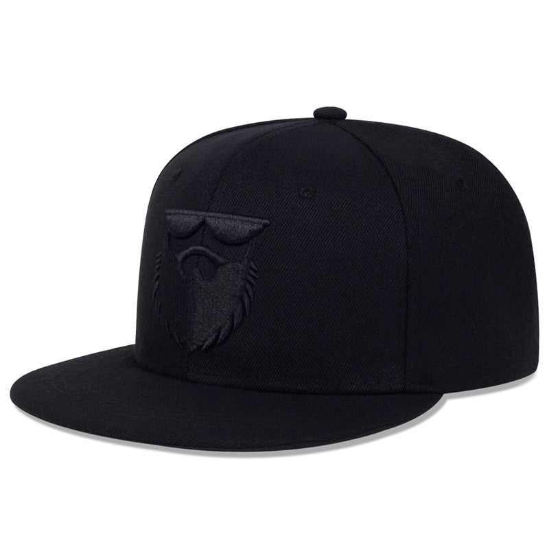 Ideale Geschenkidee: Lässige Baseballkappe mit besticktem Bartmotiv für Herren